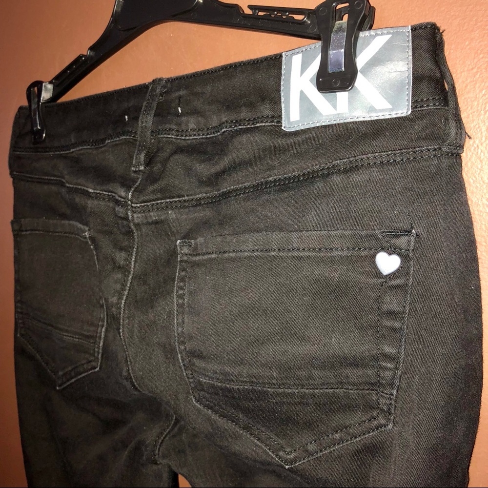 Kendal & Kylie Faux Leather Front Pants - Picture 6 of 8